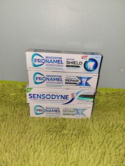 4 Sensodyne pronamel Toothpaste 3.4oz