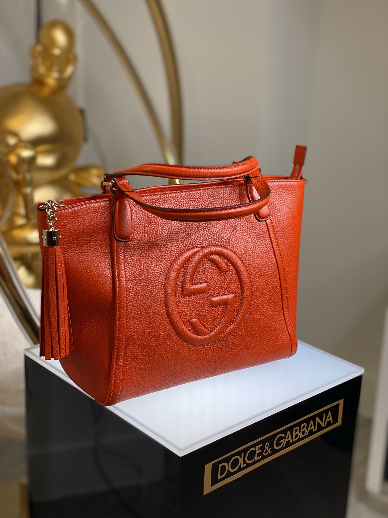  AUTHENTIC GUCCI SOHO TOTE BAG/SATCHEL/PURSE 