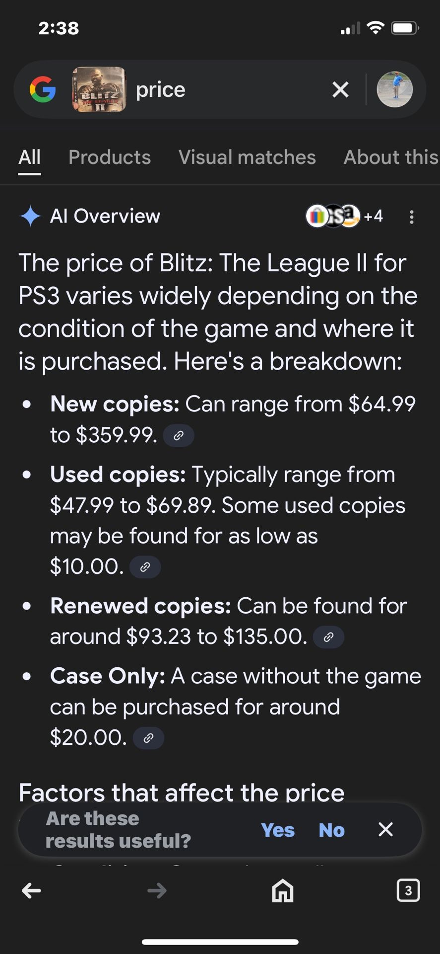 Blitz Football For Playstation 3 New