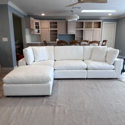 NEW White Cloud Couch Sectional Sofa
