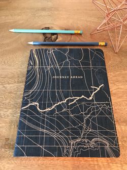 New . Faux Leather Notebook