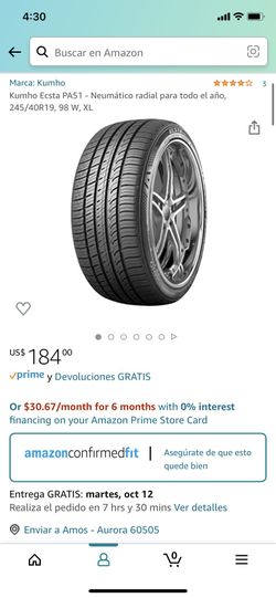 Kumho Ecsta PA51  245/40R19, 98 W, XL