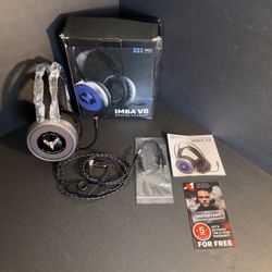 TBI Pro IMBA V8 Gaming Headset Black With Blue LED Lights