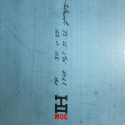 7’2” Moe Harley Ingleby Surfboard Thunderbolt Red