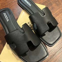 Black Sandals 