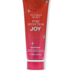 VICTORIA’S SECRET PURE SEDUCTION JOY SHIMMER FRAGRANCE BODY LOTION CREAM 8 oz