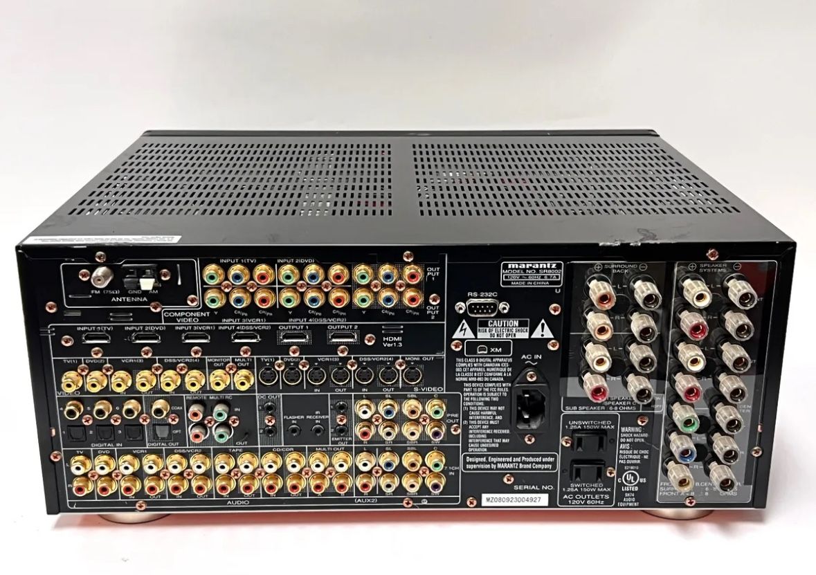 Sr8002 Receiver Marantz Sr8002 Rear Marantz SR8002 AV Receiver