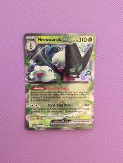 Meowscarada ex Pokemon Card