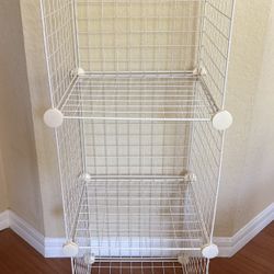 Stackable Modular Storage Cube Set, Closet Organizer, 14"x14"x14"