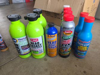 Head gasket sealer block repair blue devil