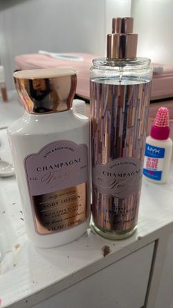 Champagne toast perfume and body lotion set