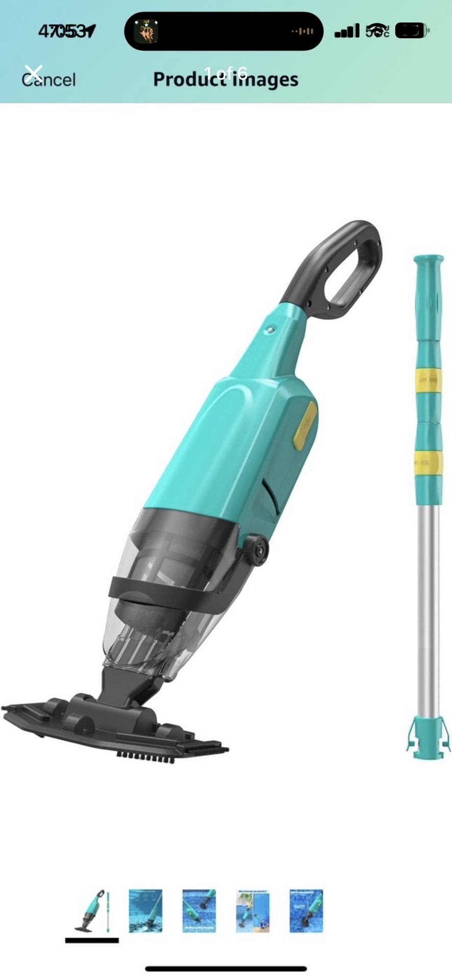 Cordless Pool Vacuum