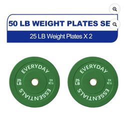 Green 25lb Bumper Plates