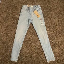 Levi's Women's 711 Mid-Rise Skinny Jeans 24W 30L