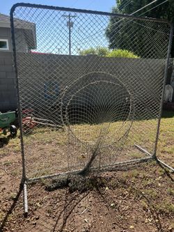 7x7 Metal Frame Baseball Net