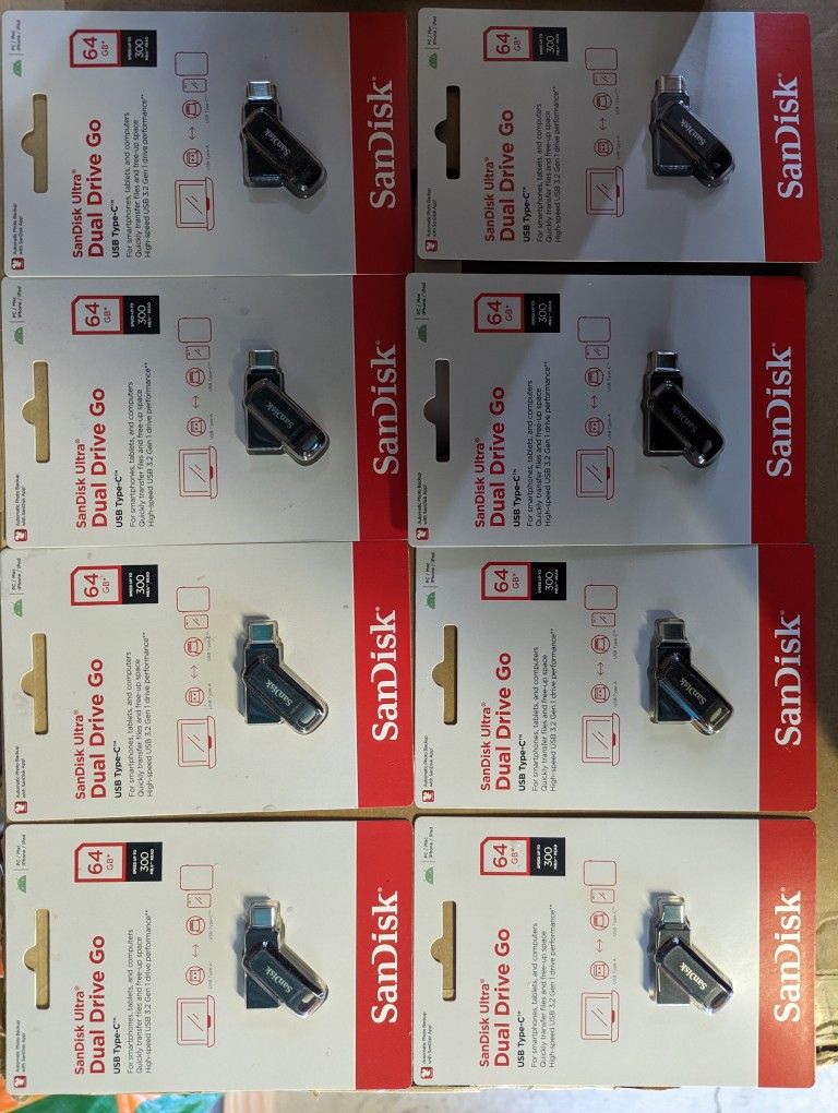 SanDisk USB C and A (Interchange)