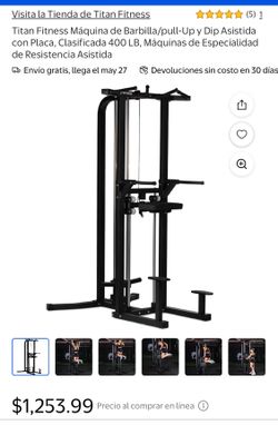 MÁQUINA PULL -UP Y DIP ASISTIDA CON PLACA
