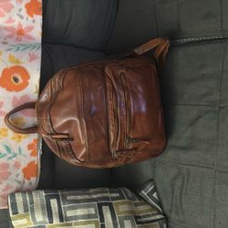 Spaghetti Western REAL soft  leather Backpack 