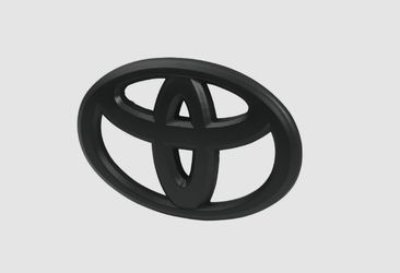 Tacoma Tundra Sequoia CHR Rav-4 Blackout Steering Wheel Emblem Overlay Protector