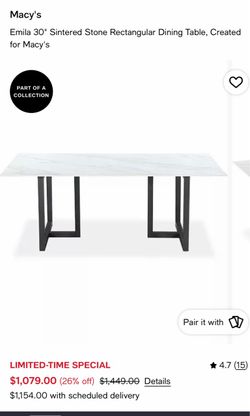 Stone marble table