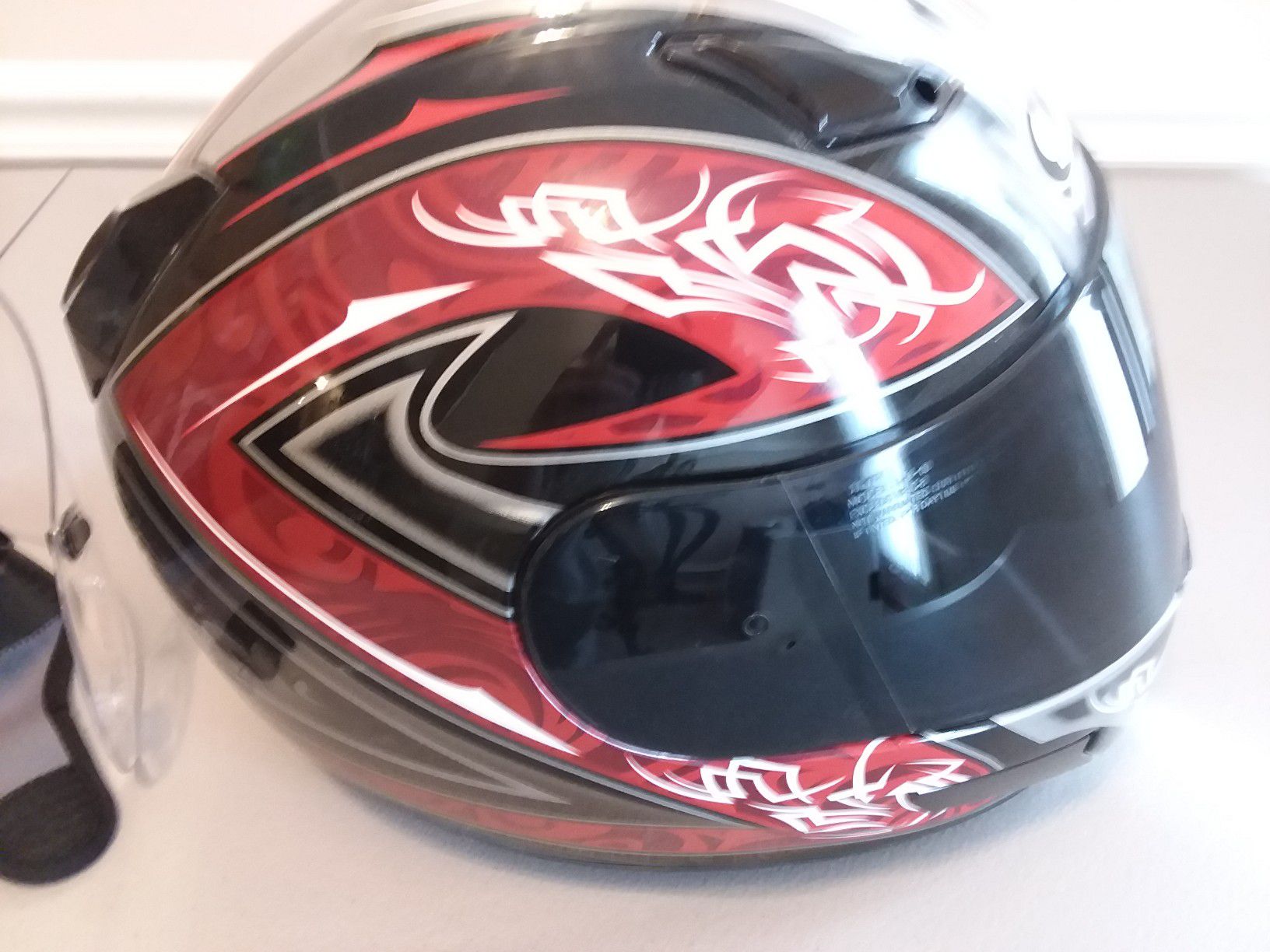 HJC motorcycle helmet mens used medium