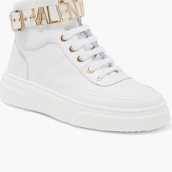 Leather Sneaker High Top Shoes 