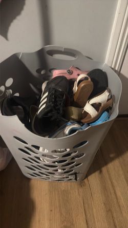 Basket full of shoes best offer takes them all