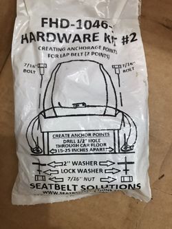 Seat belts for Kaiser Manhattan