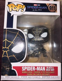 Funko Pop Spider-Man Black & Gold Suit #911
