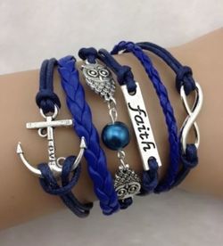 Leather style bracelet
