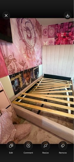 Pink Platform Bedframe