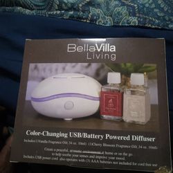 Color-changing USB/Battery Powered Diffuser 