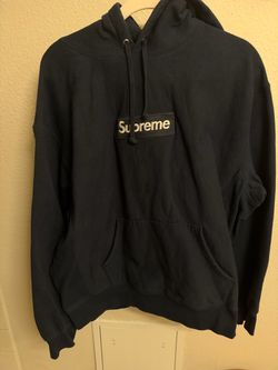 Supreme Box Logo Hoodie - Navy