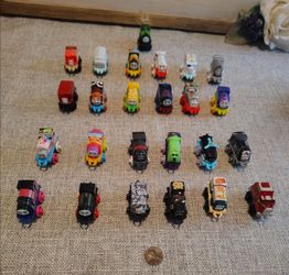 Used Thomas The Train & Friends Minis Mini Trains Lot of 25
