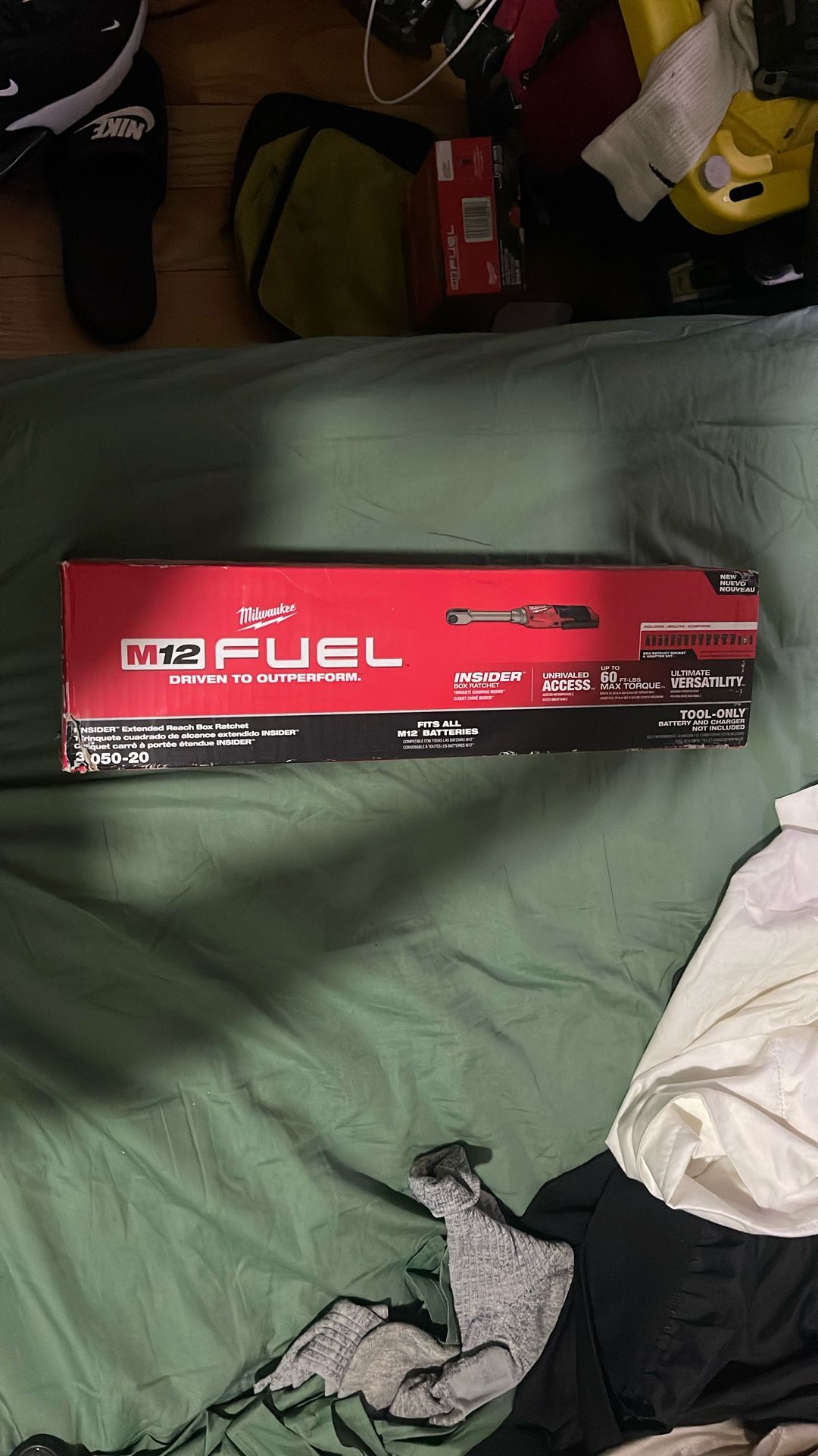 Milwaukee M12 Insider Extended Reach Box Ratchet Read Below 