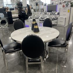 8pc Round Dining Table Set