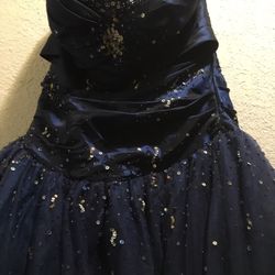 Blue Quinceañera Dress 