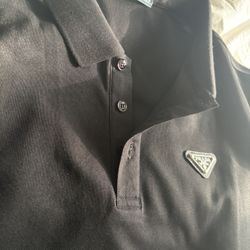 Black Prada Polo Shirt