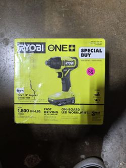 Ryobi 1/4" Impact Driver Kit