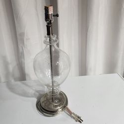 20" Glass Table lamp base Pick up 2day $10