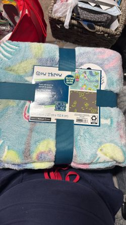 Glow In The Dark Kids Throw Blanket
