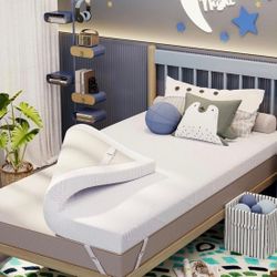 Twin-Size Memory Foam Mattress Topper