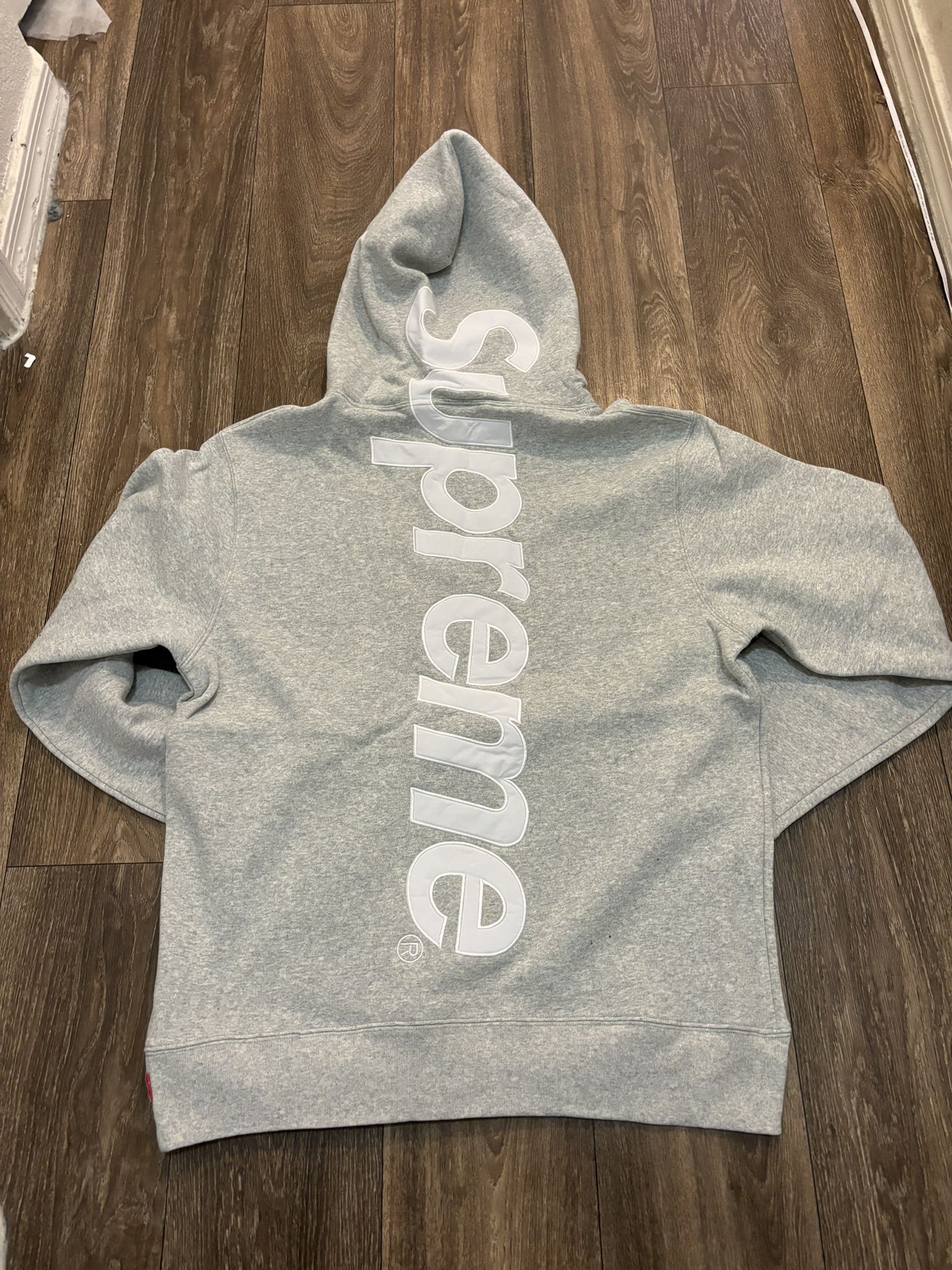 Supreme Hoodie Grey - Size Large