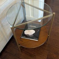 West Elm Art Display Side Table Mid Century Modern