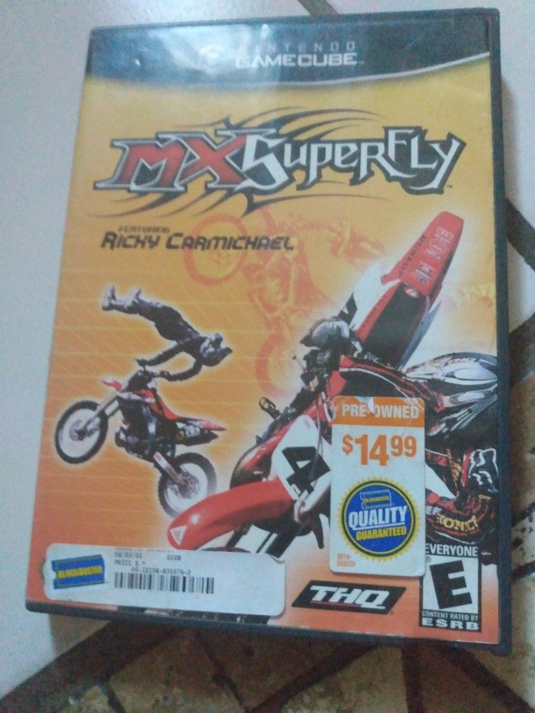 Nintendo GameCube MX Superfly With Game Case l