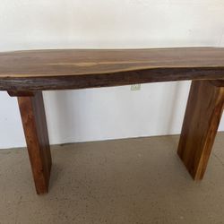 Antique Mesquite Wood Entry Table