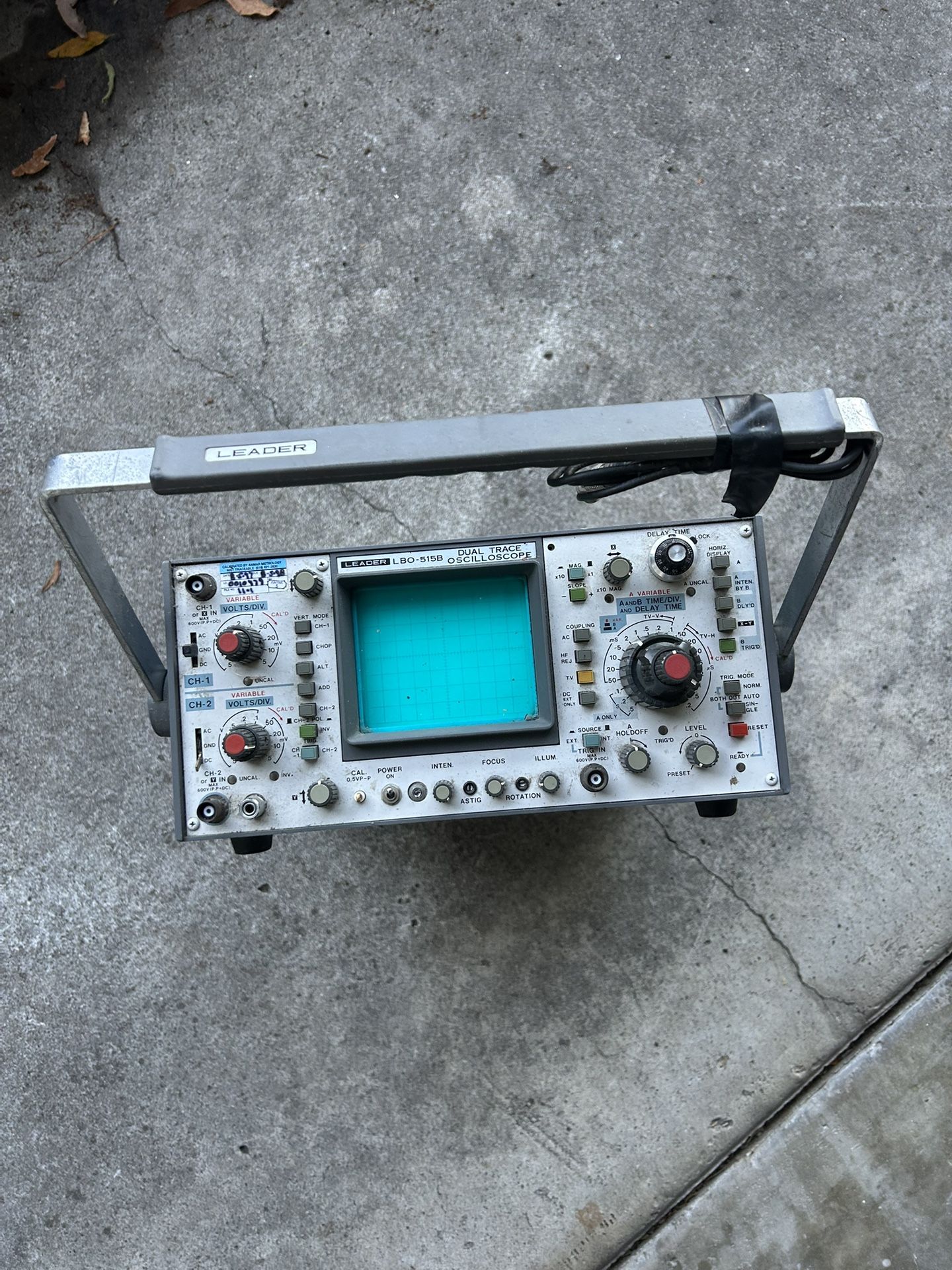 Oscilloscope Leader Model LBO-515B