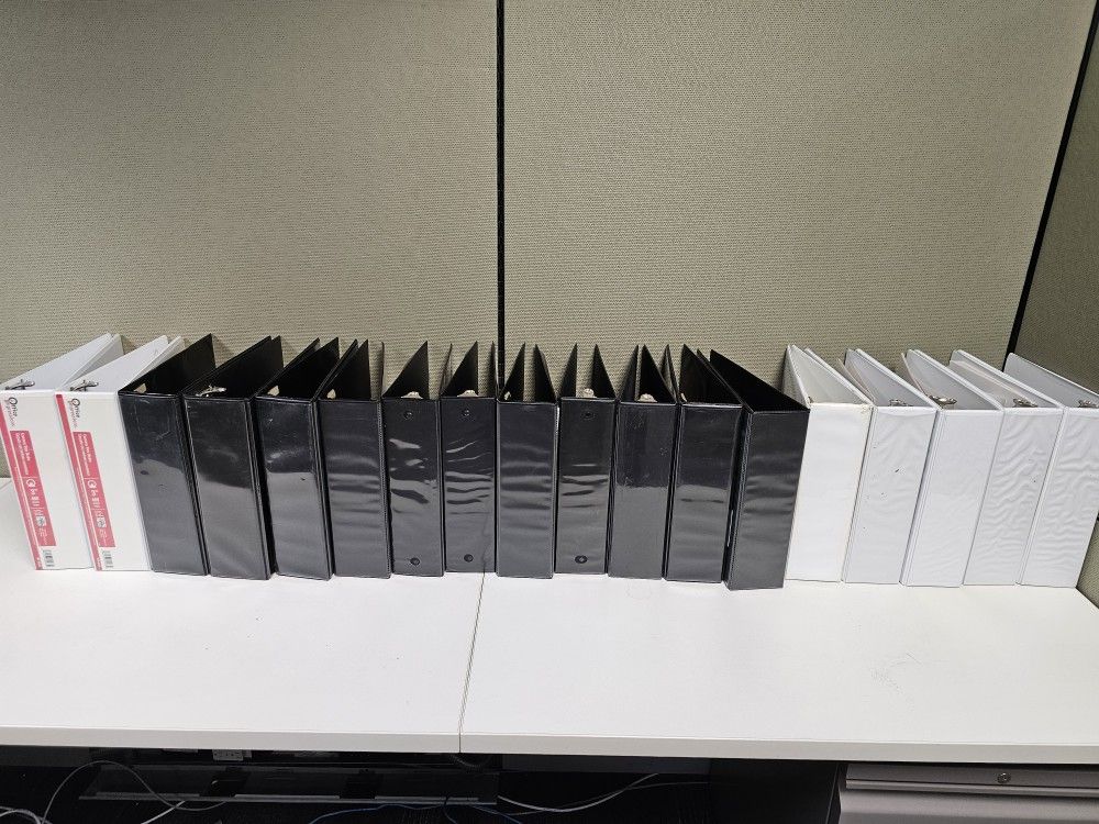 3" Binder @ $3 Each