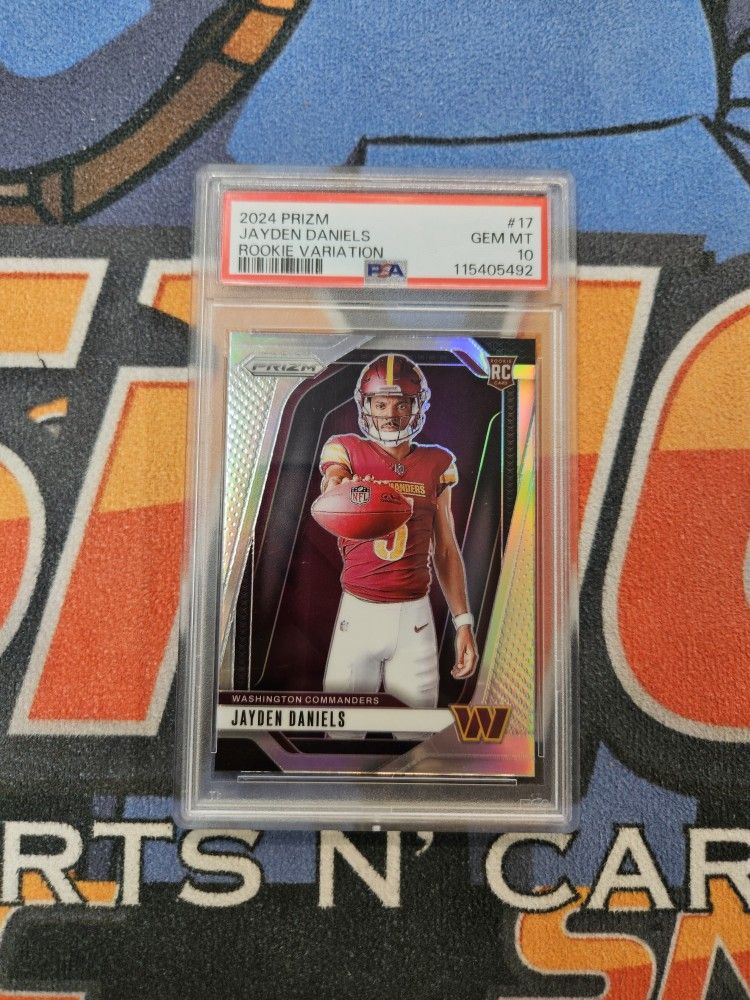 2024 Prizm Jayden Daniels Rookie Variation Psa 10