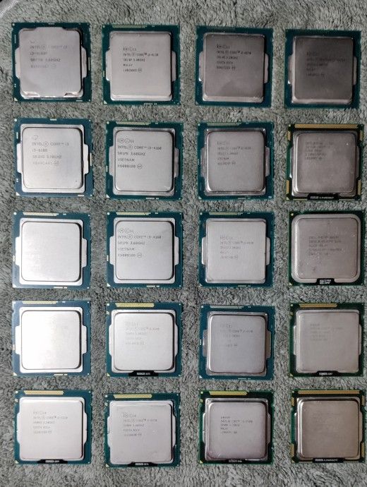 Intel CPU'S *1st 2nd 3rd 4th 6th And 7th Generations